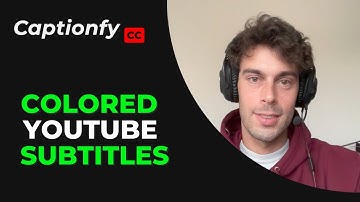 Make YouTube Subtitles that Grab and Hold Viewers. Add Color Fast and Easy!