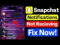 Snapchat Notifications Not Working Fix | Snapchat Alerts Not Showing | Snapchat Messages Not Receive