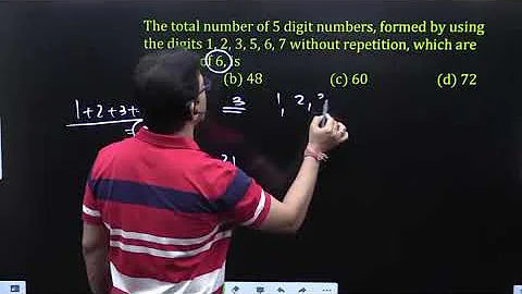 The total number of 5 digit numbers, formed by using the digits 1, 2, 3, 5, 6, 7 without repetition,