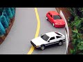 Initial D 頭文字 D stop-motion 3 - 拓海 vs 慎吾 AE86 vs EG6 Civic | duct tape