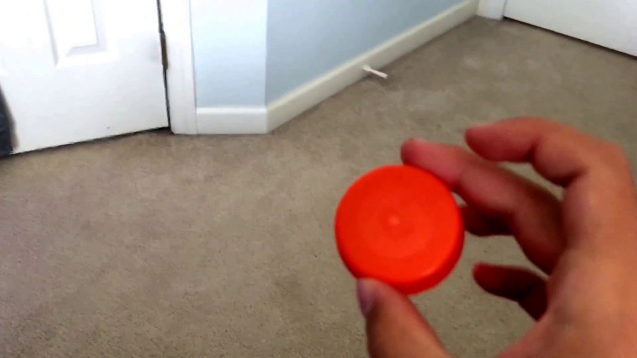 how to make a frisbee out of a gatorade cap amazing youtube