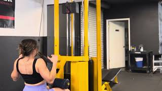 Parallel Grip Lat Pull Down- Back Training Exercise Demo Video