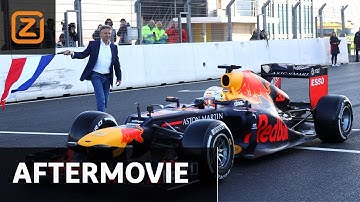 Max Verstappen rijdt als eerste in F1-bolide op vernieuwd circuit Zandvoort! | The Aftermovie