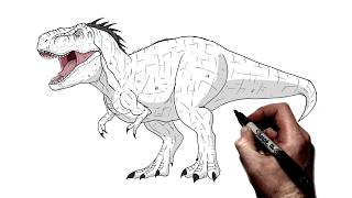 How To Draw T-Rex | Step By Step | Primitive War