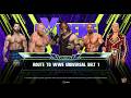 ROUTE TO WWE UNIVERSAL BELT Part- 1