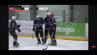 The eighth and the nineth goal of the EHL hockey beer league 2025-2026