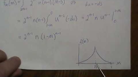 Distribution of the Mid Range Statistic