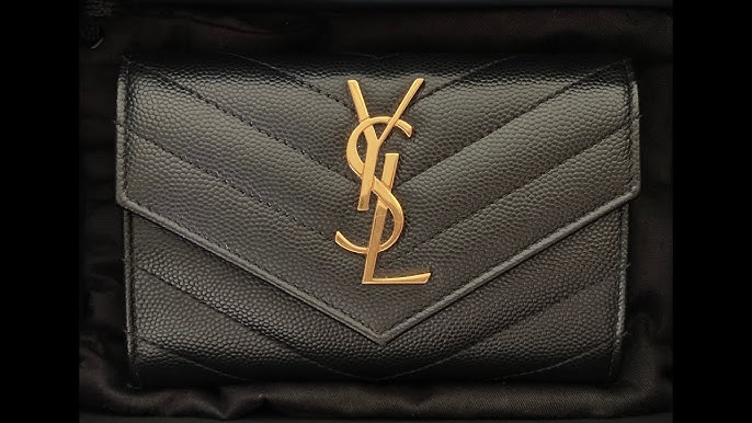 COMPACT WALLET COMPARISON 🤗 Louis Vuitton Rosalie vs. YSL Fragments Card  Case
