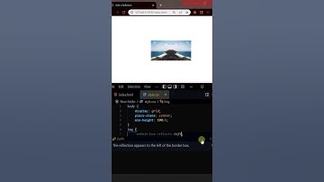 Add Reflection To An Image (add reflection to any HTML element) - HTML & CSS #shorts