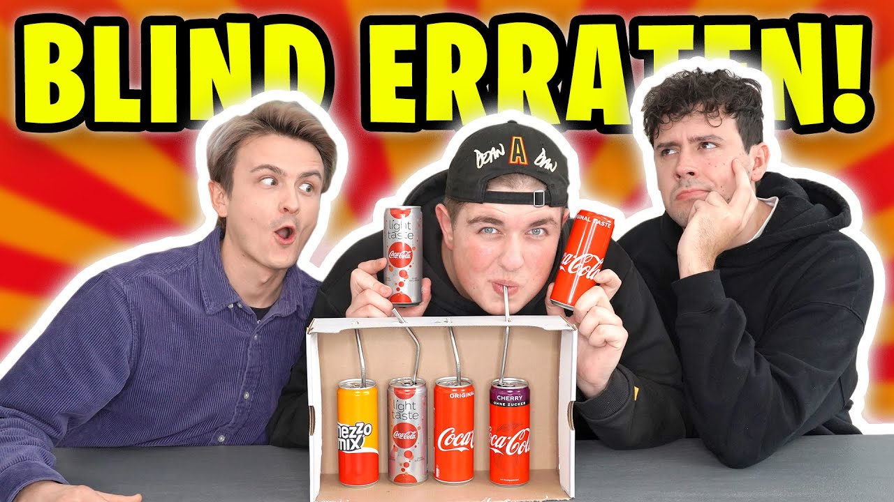 Getränke am Geschmack erraten! 👅🧃 (Mit CrispyRob & Dima)