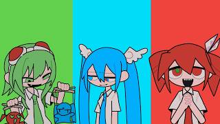 【cover】バゥムクゥヘン・エンドロゥル/雨良feat.初音ミクVS重音テトVS GUMI(Baumkuchen End Credits /ft.Miku vs Teto vs GUMI)