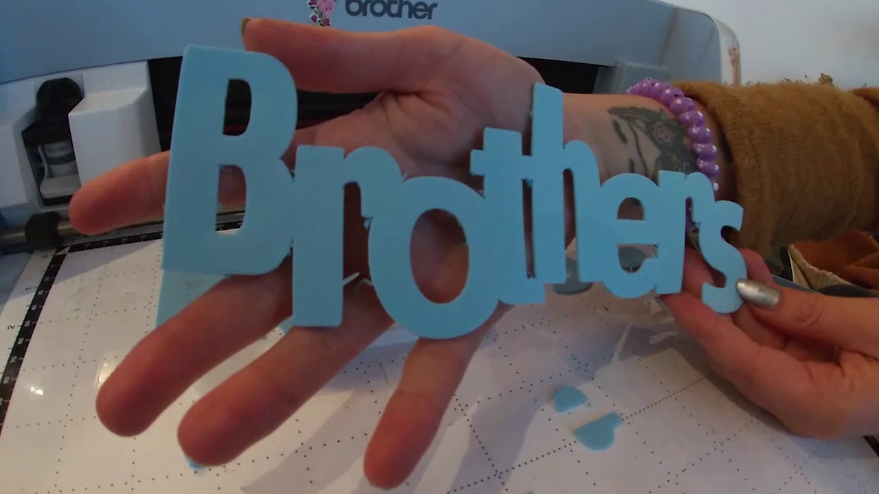 Brother ScanNcut corte en foamy