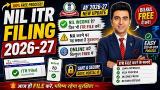 How to File Nil Income Tax Return | Nil ITR 1 Filing 2025-26 | Zero Tax | Startroot Fintech