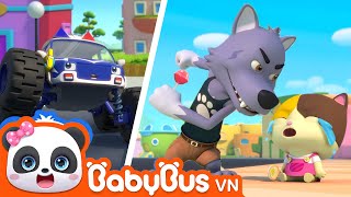 Xe cảnh sát giải cứu | Biệt đội BabyBus | Biệt đội siêu cứu hộ | Nhạc thiếu nhi vui nhộn | BabyBus screenshot 2
