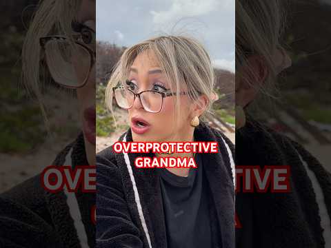 When ur mom is an overprotective grandma at the beach 😭😂😂 #comedy #mom #asian