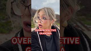 When ur mom is an overprotective grandma at the beach 😭😂😂 #comedy #mom #asian