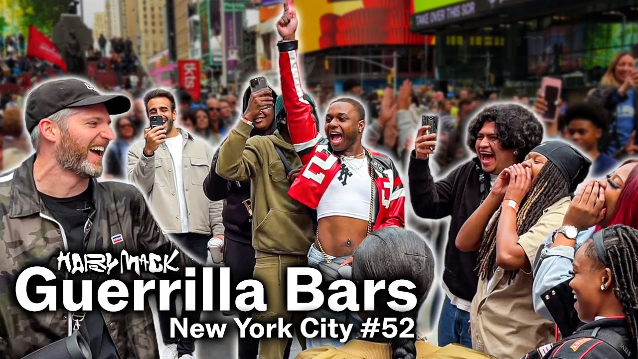 Every Freestyle Is Unique | Harry Mack Guerrilla Bars 52 New York City
