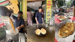 Aluu Cheese Parhata And Karak Chayee || Most Famous In Islamabad parhata pakistanifood