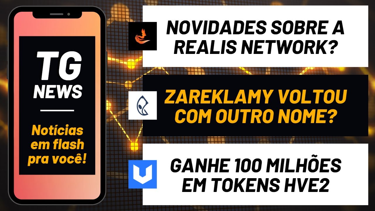 [TG NEWS] - Atualizações sobre Realis Network | Zareklamy mudou de nome | Não perca esse sorteio