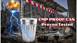 Exploring My DIY Faraday Cage for EMP Protection: What's Inside My Metal Trash Can Shield