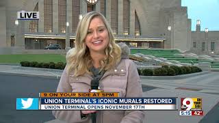 Iconic Union Terminal murals restored