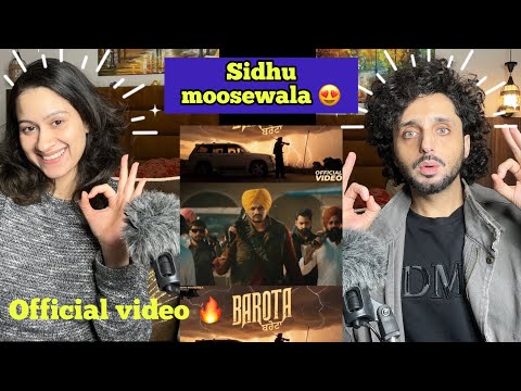 BAROTA (MUSIC VIDEO) SIDHU MOOSE WALA REACTION | THE KIDD | LATEST PUNJABI SONGS 2025