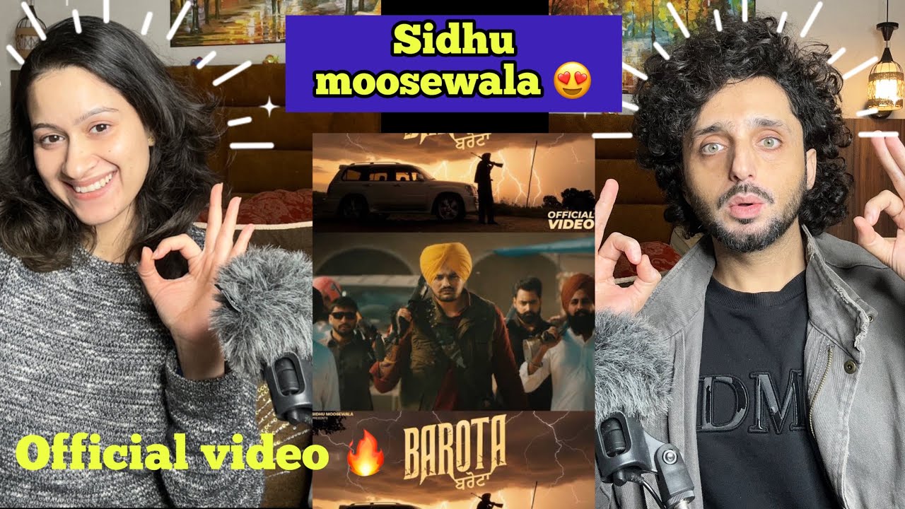 BAROTA (MUSIC VIDEO) SIDHU MOOSE WALA REACTION | THE KIDD | LATEST PUNJABI SONGS 2025