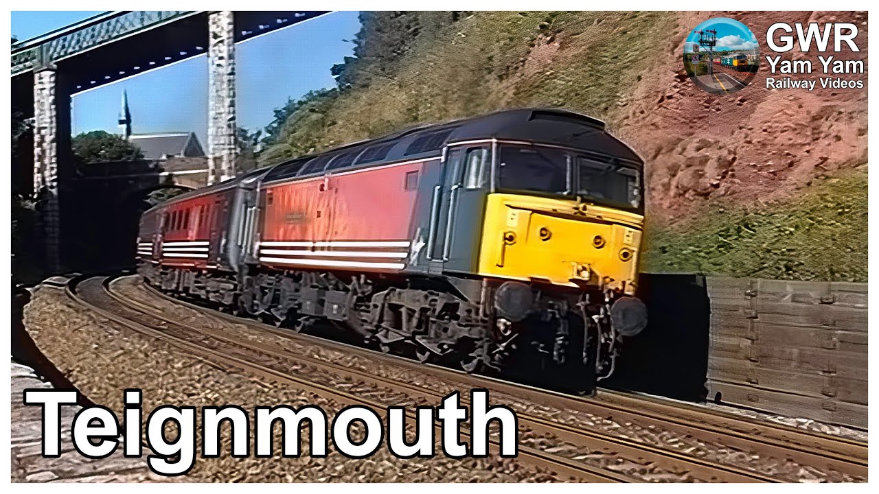 Summer Saturday Trains at Teignmouth - 4k Remaster