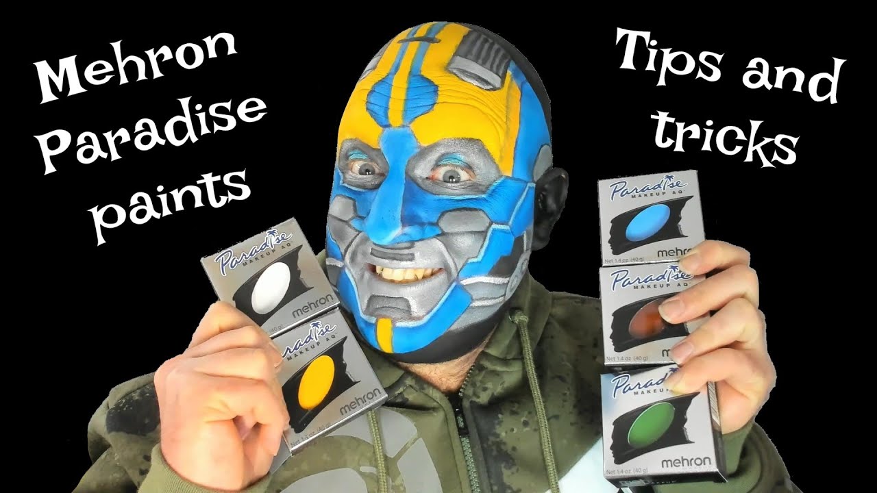 Tips and tricks on how to use the Mehron paradise paints YouTube
