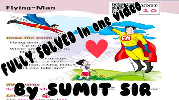 Flying man | Class 1 | unit 10 | #FlyingManClass1Unit10English