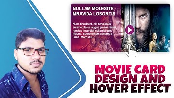 HOW TO MAKE A MOVIE WEBSITE BLOGPOST CARD DESIGN - USING HTML AND CSS