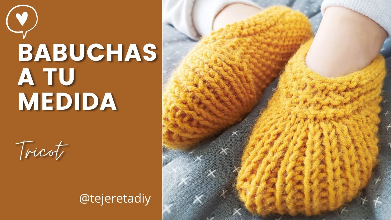 BABUCHAS A DOS PALILLOS - MUY FACIL - PASO A PASO