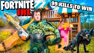 FORTNITE VS HALO INFINITE THE MOVIE  FORTNITE BATTLE ROYAL IRL