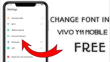 change font in Vivo y11, vivo y11 mobile me font change kese karen, vivo y11 font change #technology