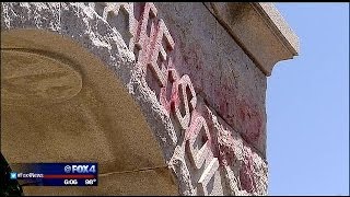 Denton County Confederate soldier memorial vandalized