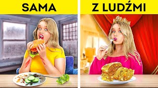 W SAMOTNOŚCI VS WŚRÓD LUDZI || Jak zostać księżniczką! Dobre i złe maniery od 123 GO! FOOD