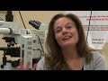 At the NIH Clinical Center: Jamie Hahn tests sample biopsies to identify genetic abnormalities