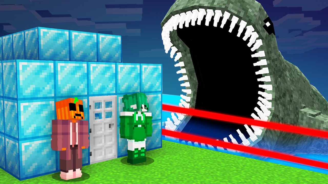 BLOOP GIGANTE vs BUNKER Seguro en Minecraft!