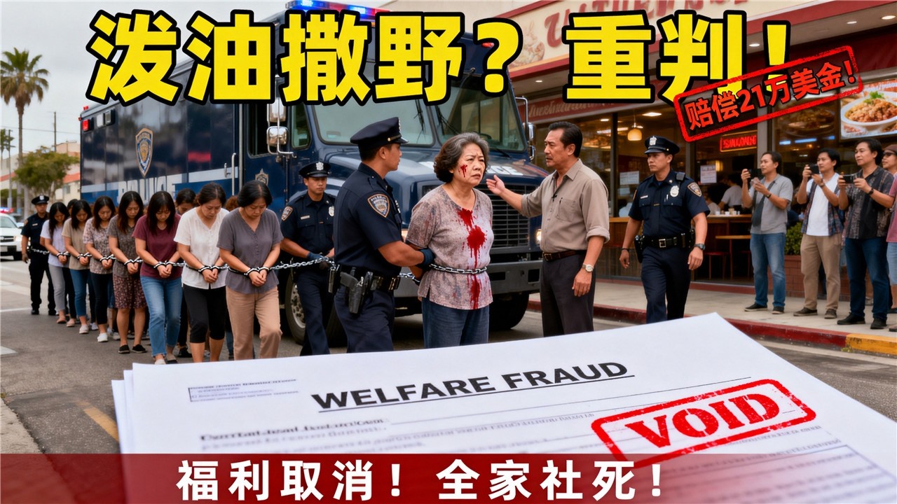 15名大妈把$10自助餐吃成'进货现场'！只吃虾仁不吃饺子皮，把肉挑出来装塑料袋，剩下的扔得满地都是！老板跪求放过竟被打！警察查出惊天秘密！