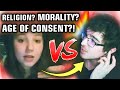 Why are you so angry  bizarre debate with christian girl