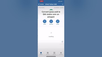Convert usdt(pos) to DAI stable coin on polygon