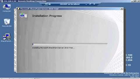 Installation of SharePoint 2010   SQL Server 2008 R2   Part 01