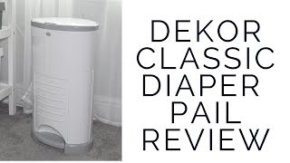dekor diaper trash can
