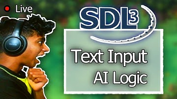 Text AI Logic in SDL3 C++ |100 days of C++ (Days 79/100) | 250 Days of Programming (Day 85/250)