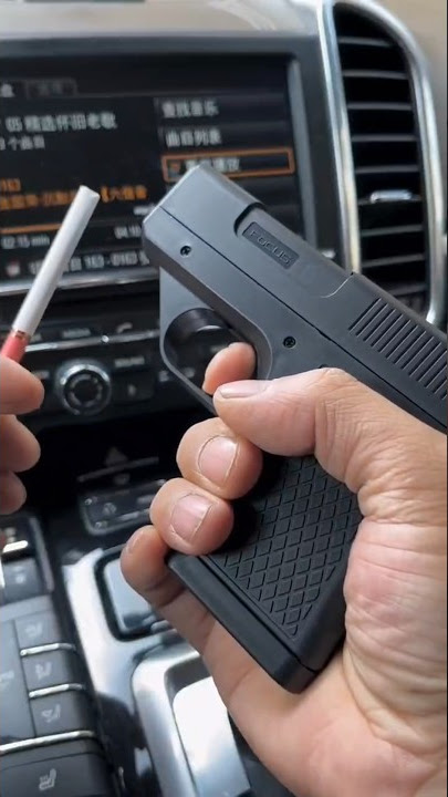 Cigarette case lighter gun