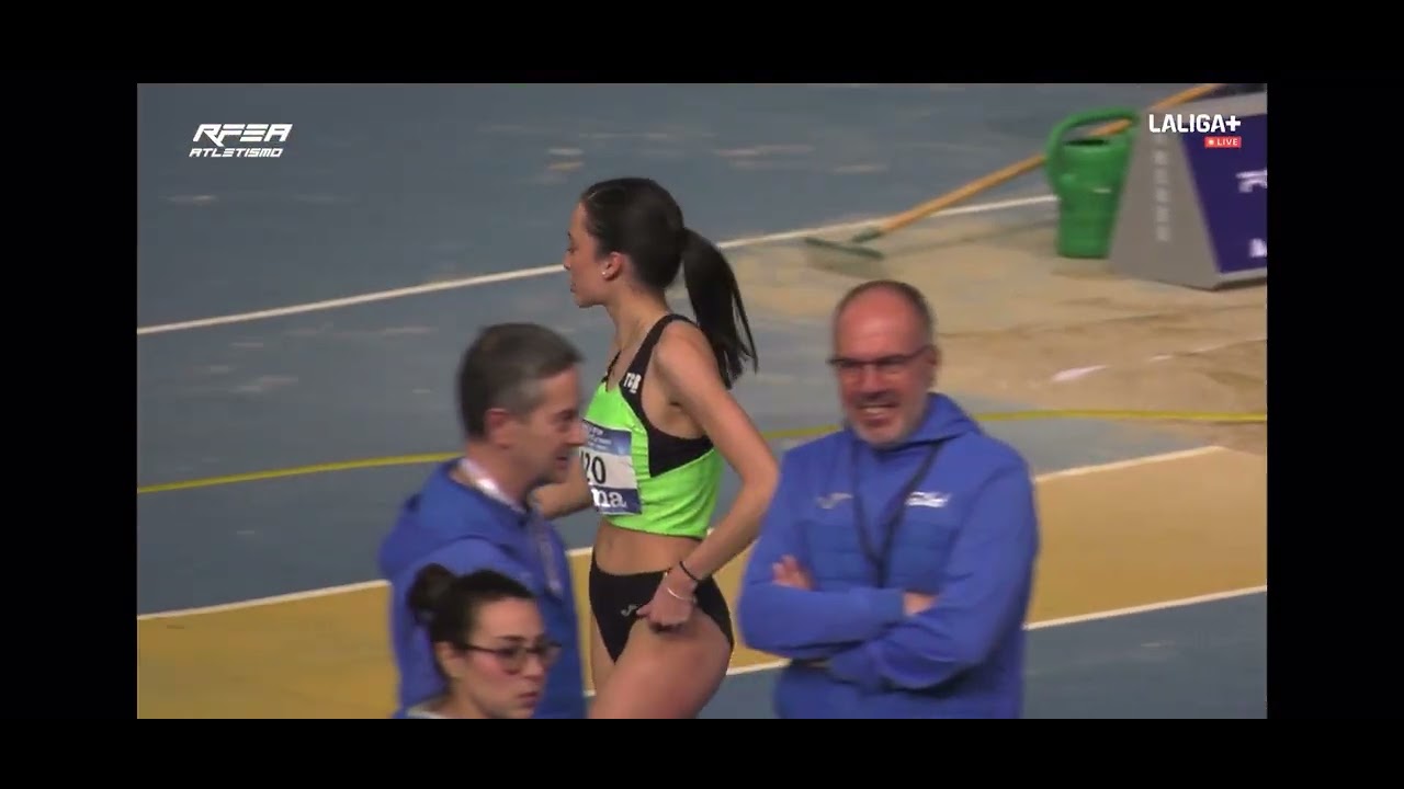 Semifinal del 1500 Sub 23 del campeonato de España pista cubierta