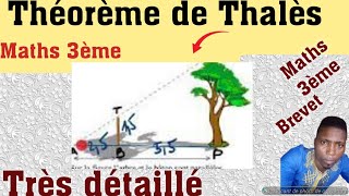 Théorème de Thalès, comment appliquer le théorème de Thalès, TD1, maths 3eme, indiamaroo movies