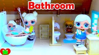 Lol Surprise Dolls New Bathroom Bubble Bath, Brush Teeth, And Potty