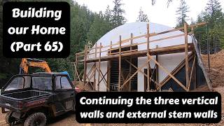 Building the ICF walls for the next pour in our underground home (Building our Home Part65)
