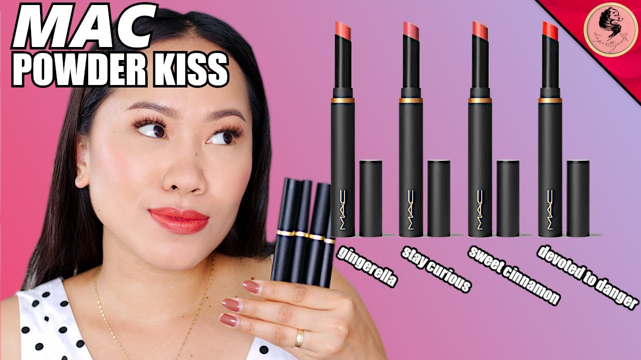 IS IT BETTER? THE NEW MAC POWDER KISS SLIM STICK, gingerella, stay